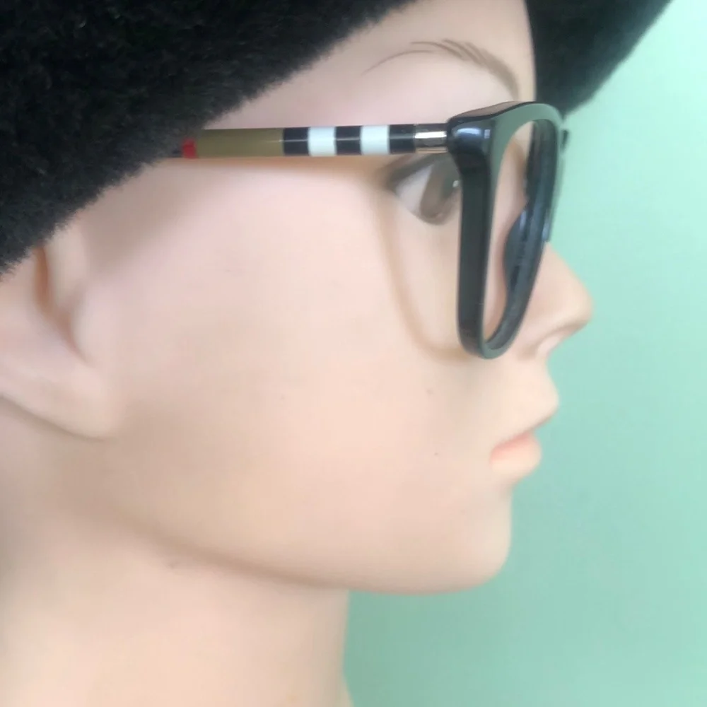 Burberry Square Plastic FRAMES ONLY Eyeglasses BY29 AUTHENTICATED
